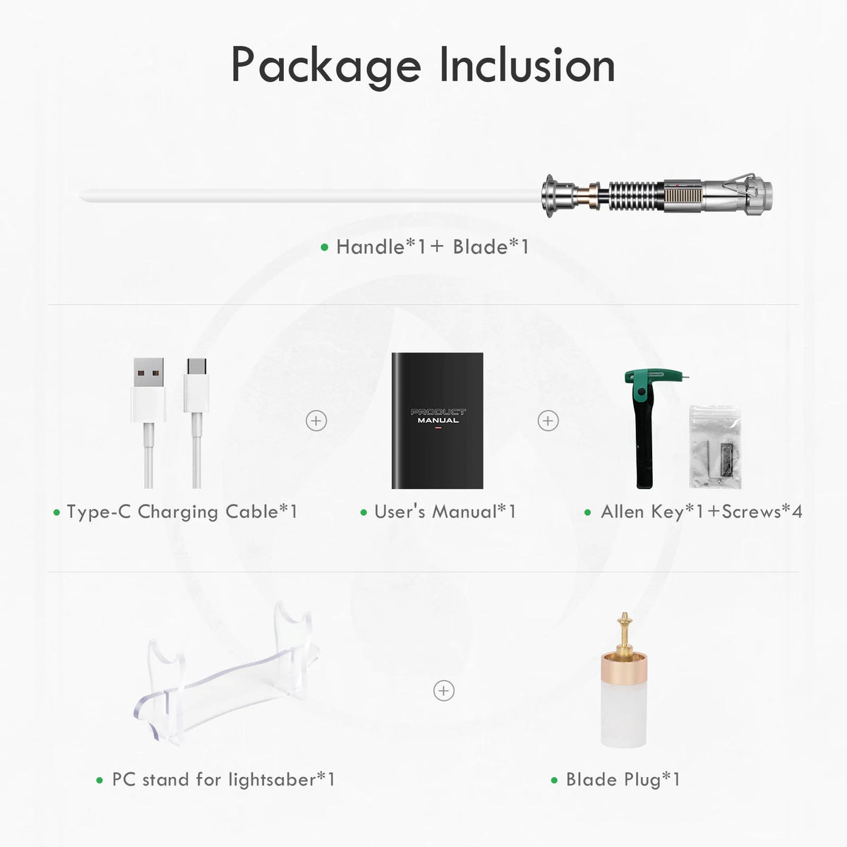 DamienSaber Luke Skywalker Highly Accurate Lightsaber Replica With Control Box
