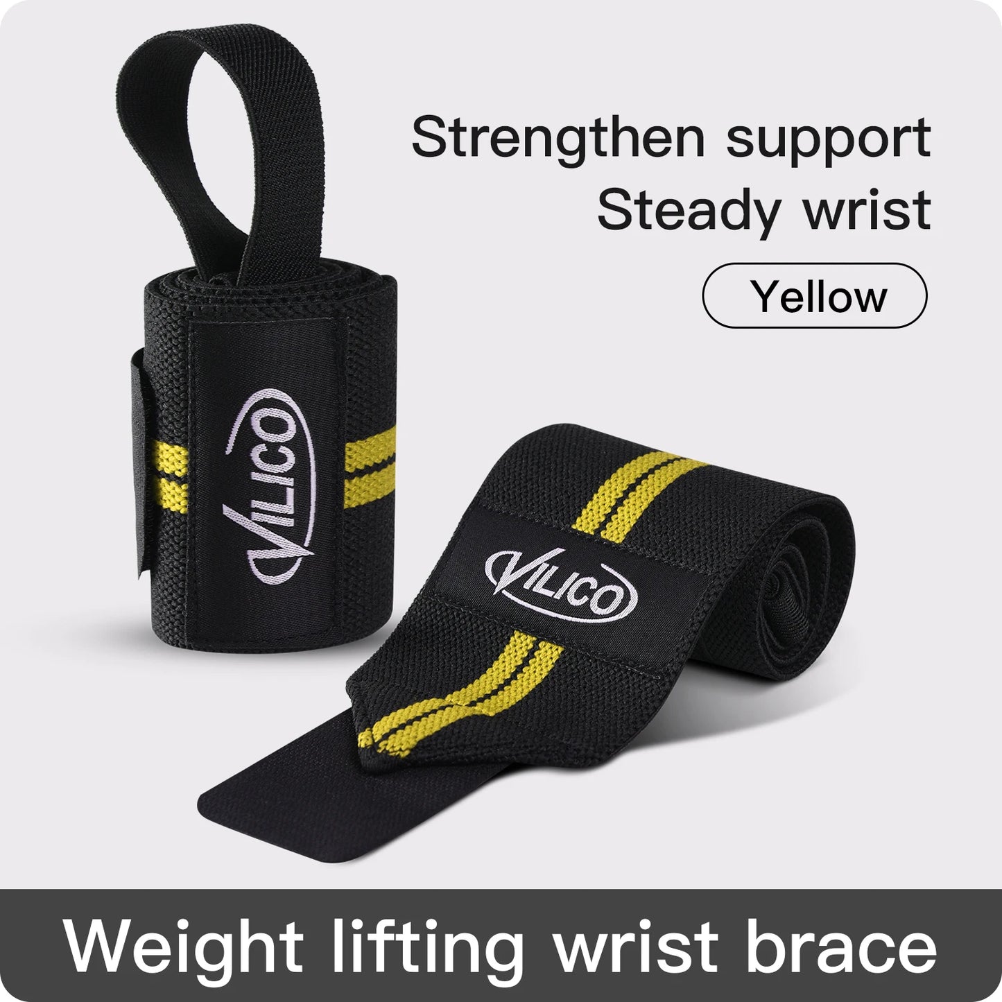 Wrist Support Wraps Straps For Extra Strength Weight Lifting