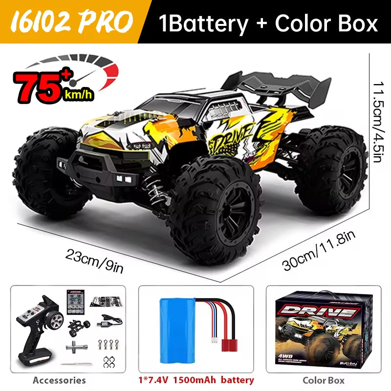 WLtoys 16101 Pro 4WD RC Car With LED Lights