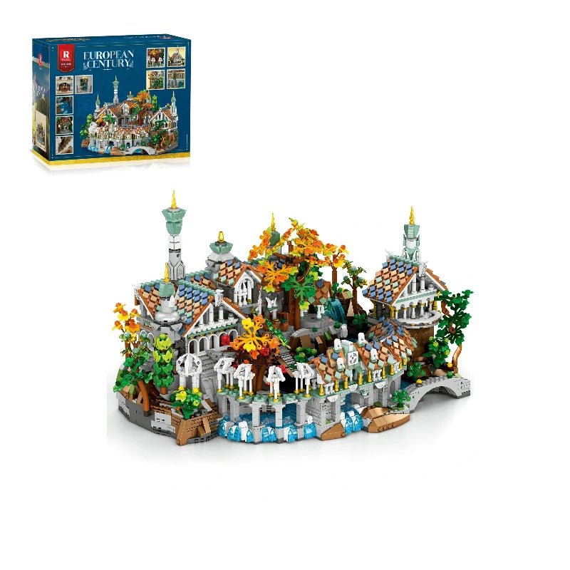 Barweer 4406PCS MOC Movie Rings Duskvale Sanctum Building Blocks