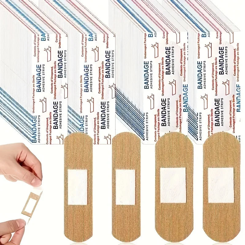Disposable Fabric Bandages Breathable Skin Tone Plasters