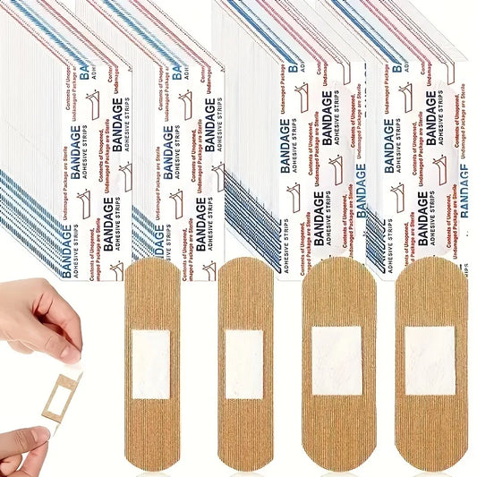 Disposable Fabric Bandages Breathable Skin Tone Plasters