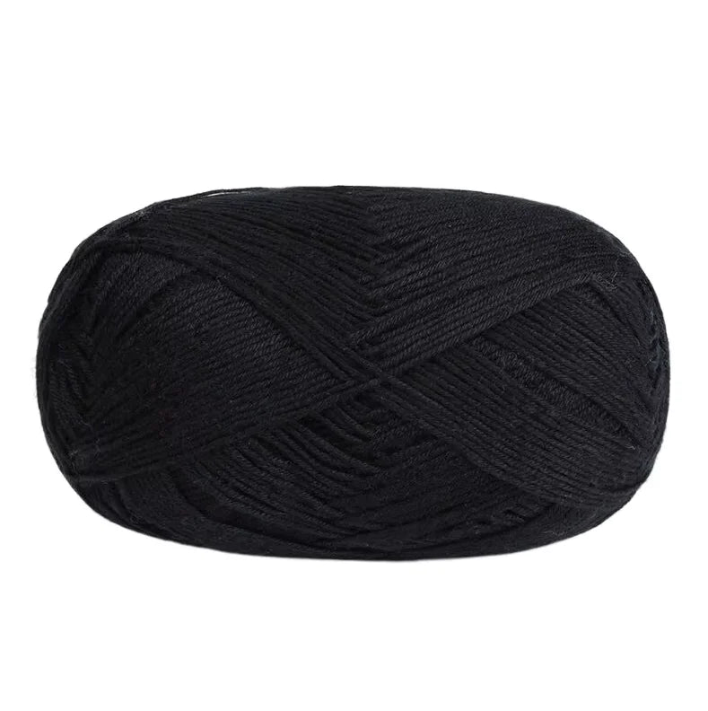 Cotton Bamboo Blend Yarn Hand Knitting Crochet DIY Sweater Dolls