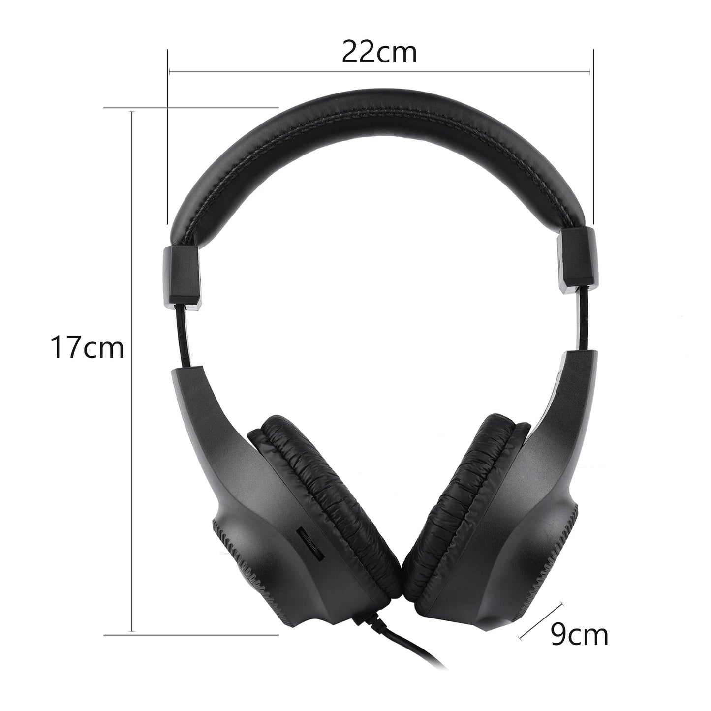 Docooler Wired Headset Self Adjusting Headband 6.5mm Jack Monitoring