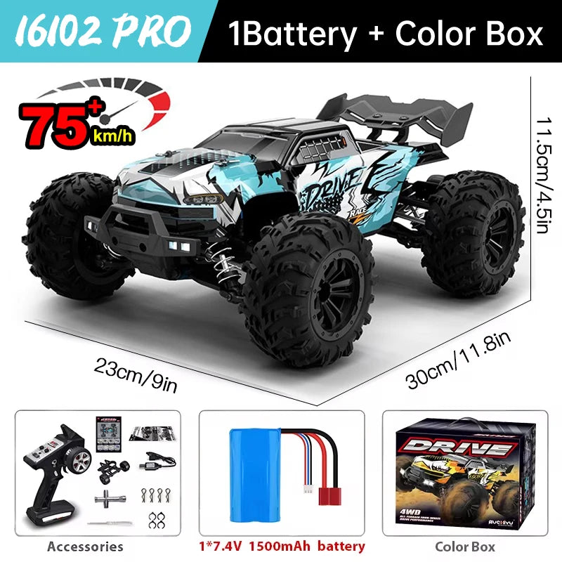 WLtoys 16101 Pro 4WD RC Car With LED Lights