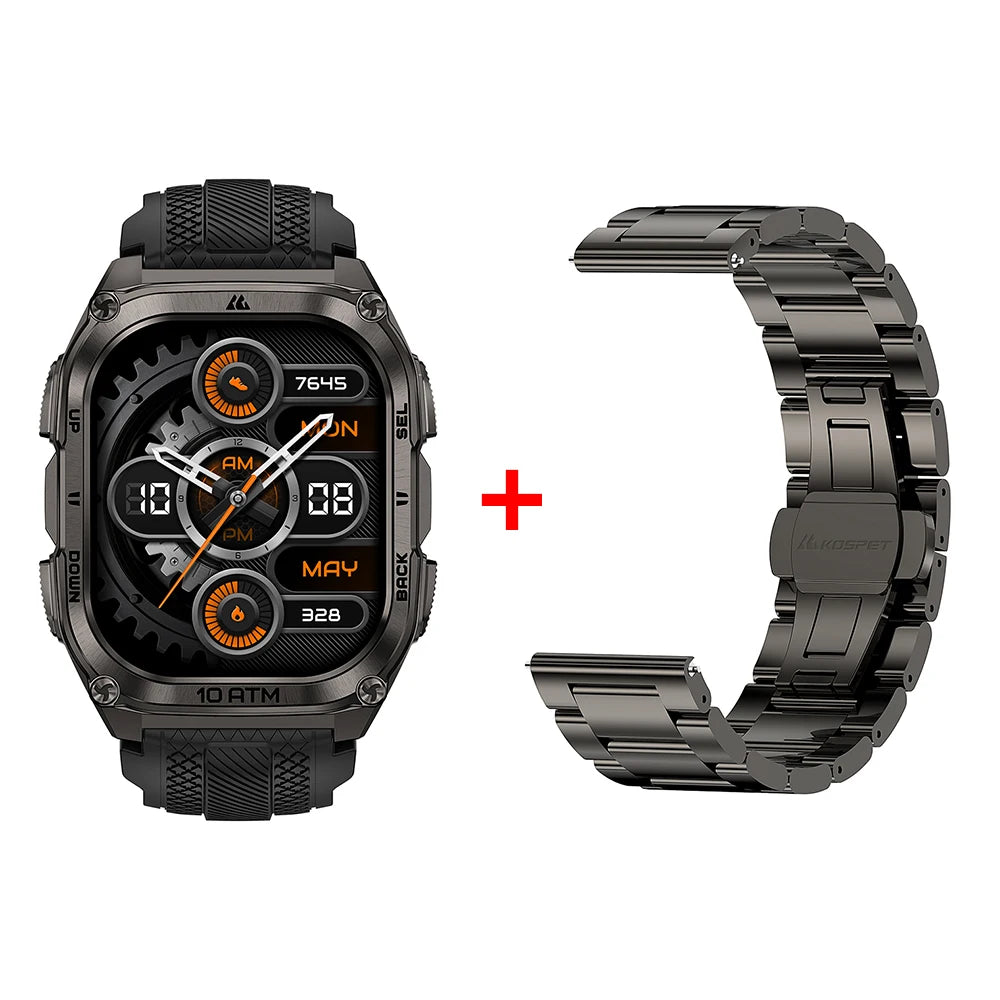 KOSPET Tank M4 Smartwatch GPS Offline Maps 10ATM Waterproof