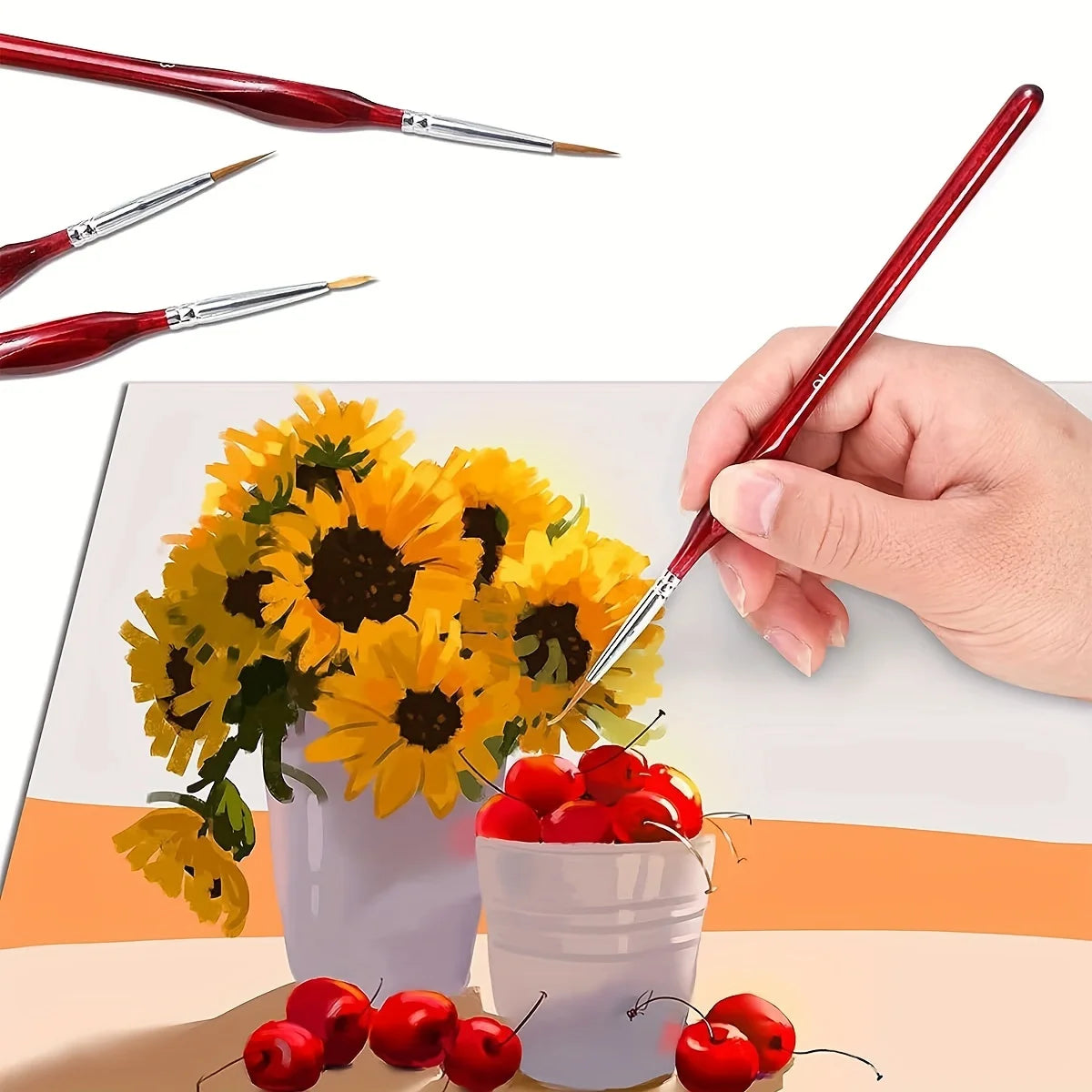 Lonely Finger Fine Detail Paint Brush Set For Miniatures