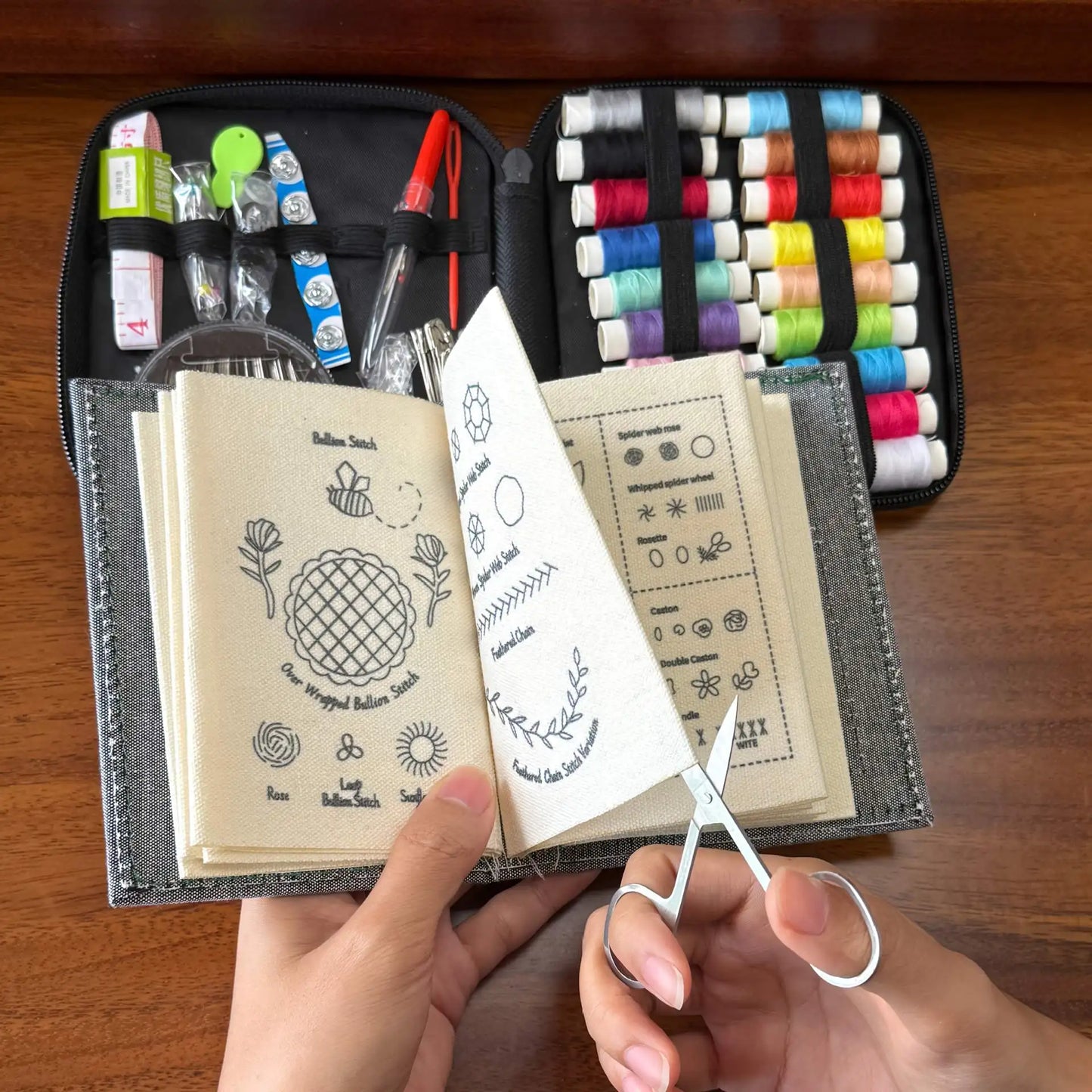 DIY Embroidery And Cross Stitch Needlework Tutorial Book