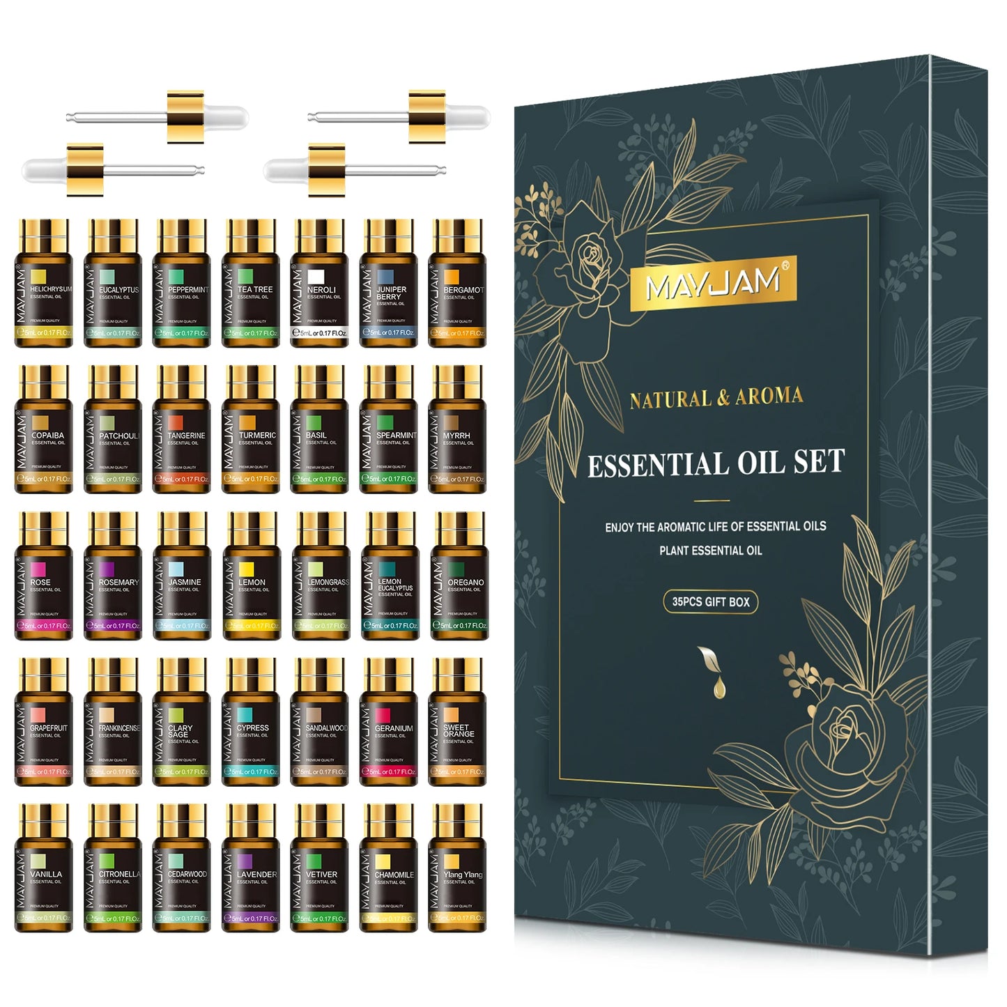 Mayjam Premium Essential Oils Collection For Aromatherapy