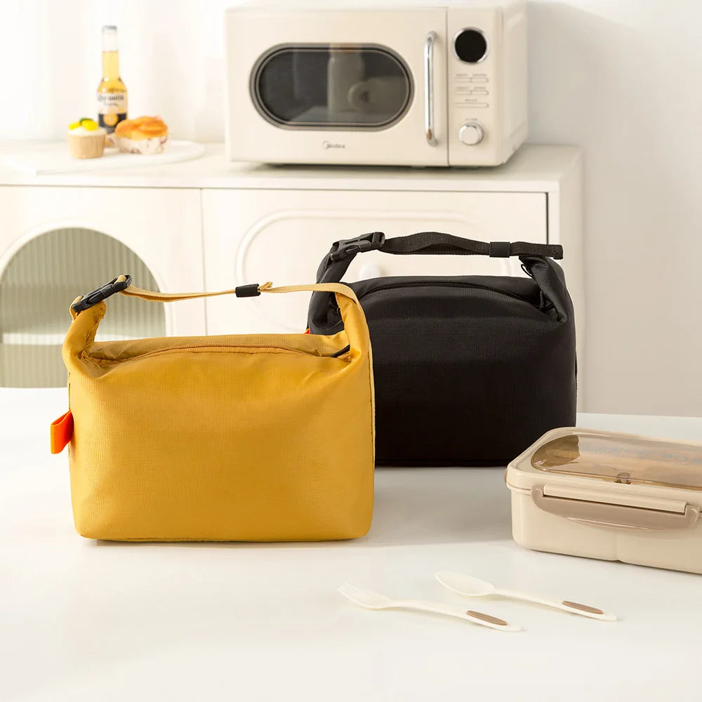 Insulated Lunch Bag With Aluminium Foil Bento Box Ice Pack