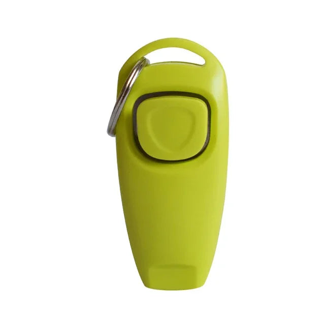 Dog Clicker And Whistle 2 In 1 Training Aid With Key Ring
