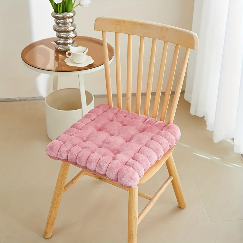 Biscuit Shape Plush Cushion Pillow For Home Or Office Use
