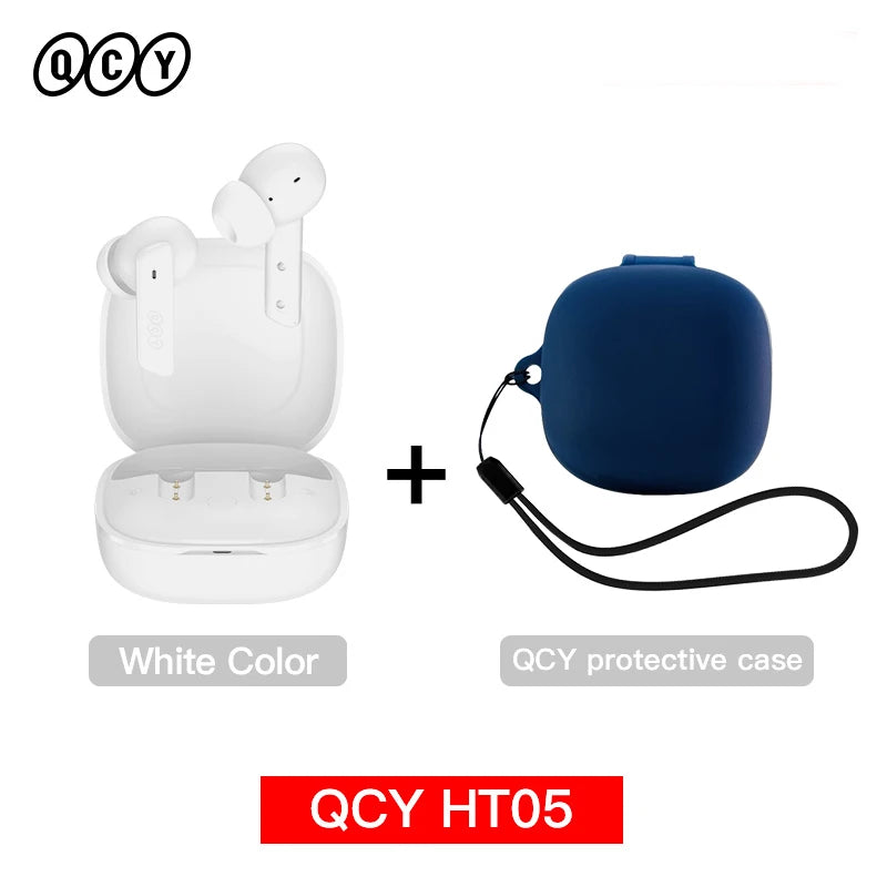 QCY HT05 ANC Wireless Earphones Bluetooth 5.2 ENC HD Call