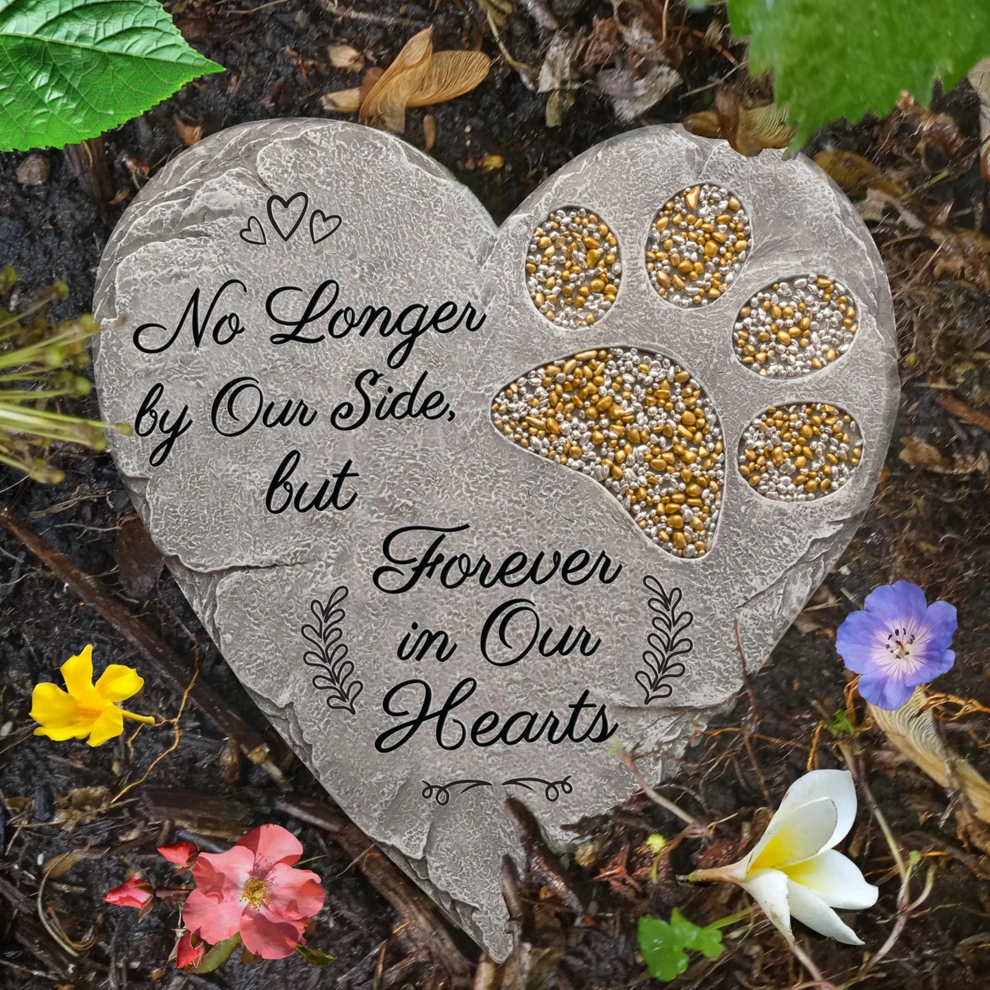 Dog Memorial Stone Rainbow Bridge Pet Loss Keepsake Ornament