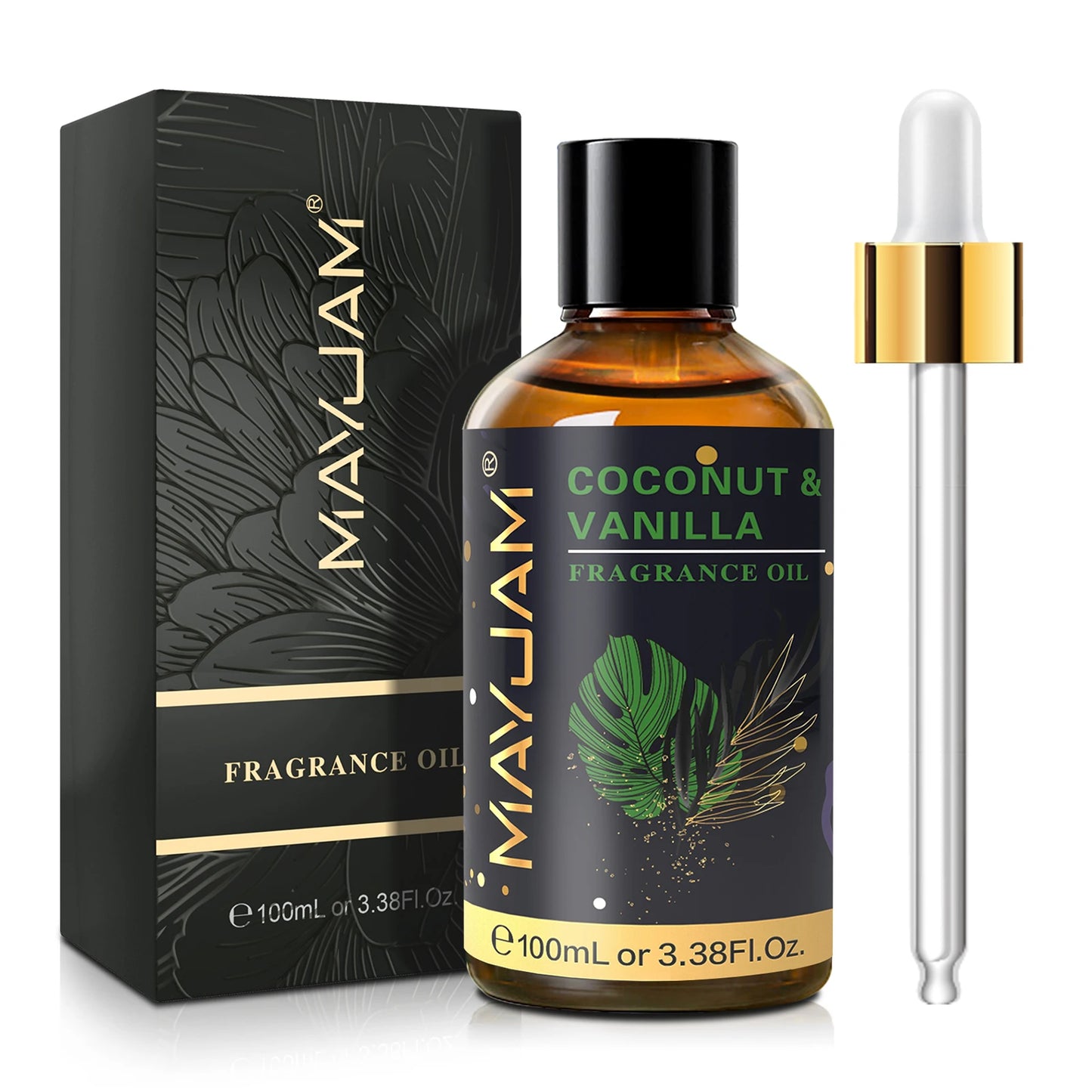 MAYJAM Coconut Vanilla Fragrance Oil for Diffuser Aromatherapy