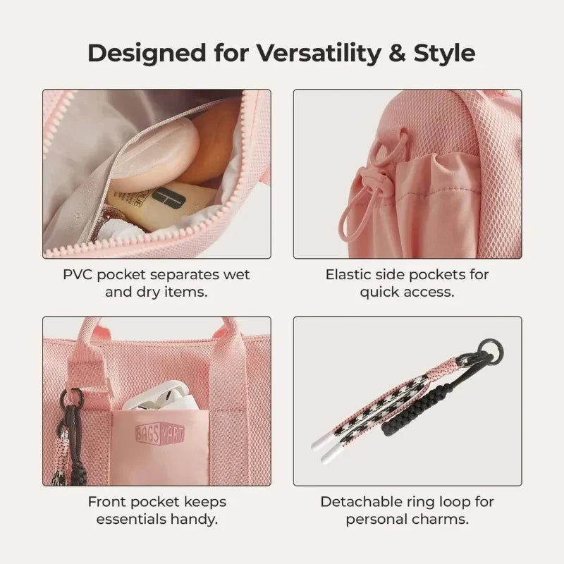BAGSMART Crossbody Duffle Bag for Women Travel and Daily Use