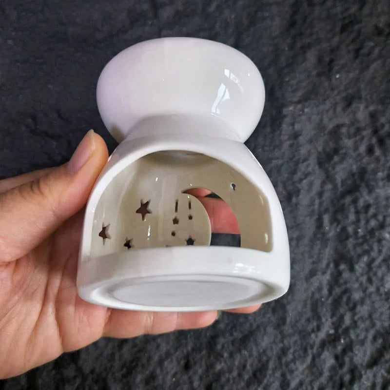 Ceramic Incense Burner Aromatherapy Heater For Essential Oils And Reed Diffusers