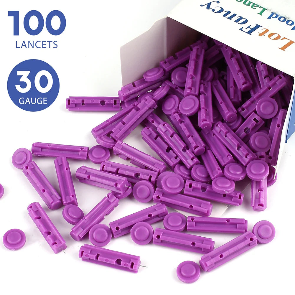 Lancets For Blood Testing 30 Gauge 100 Count Sterile Diabetic