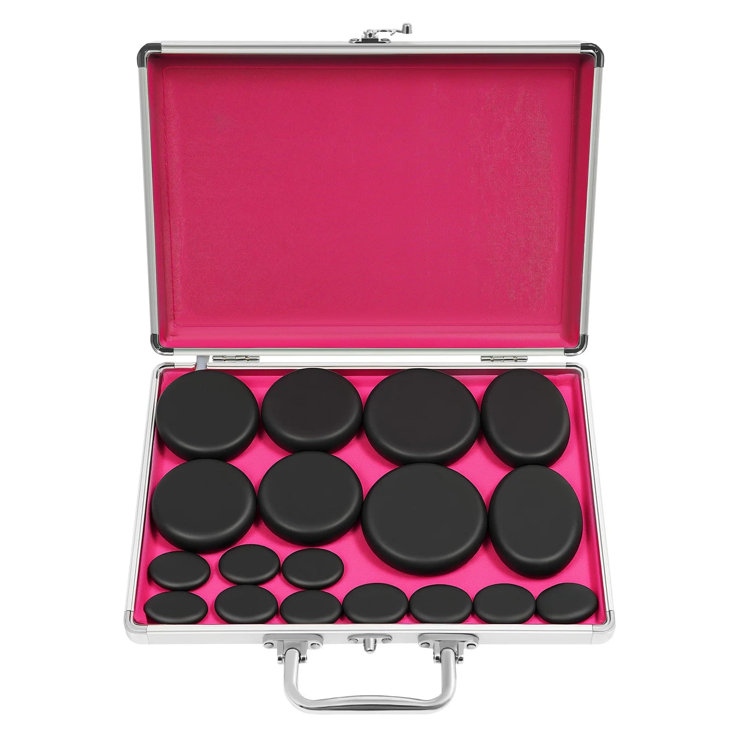 Volcanic Stone Massage Kit With Heating Box For Muscle Relief