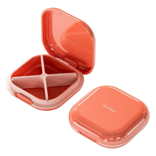 4 Grid Pill Case Portable Medicine Box Moisture Proof Organizer