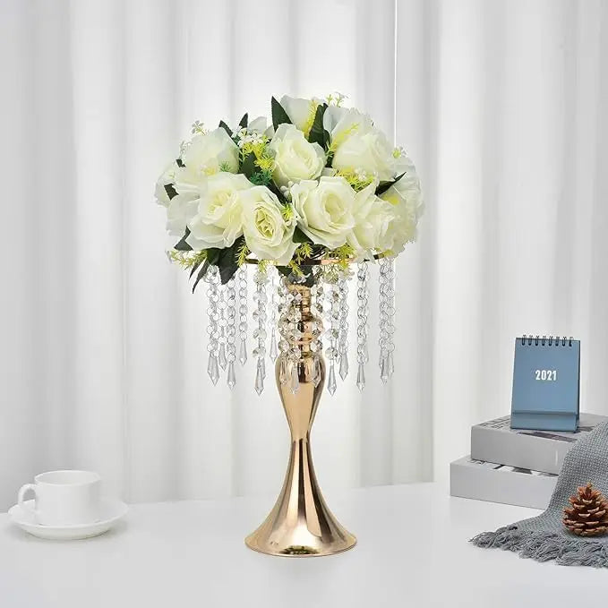 Metal Vases For Wedding Centerpieces Set Of 4 Trumpet Stand