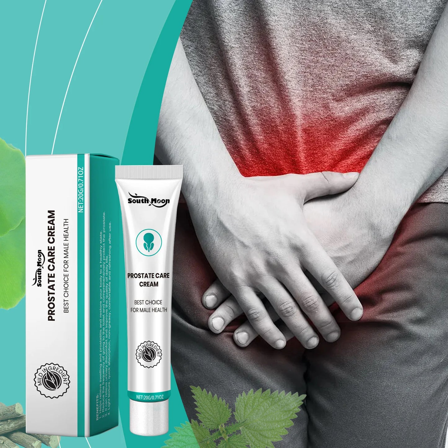 South Moon Prostate Cream for Swelling Relief and Comfort