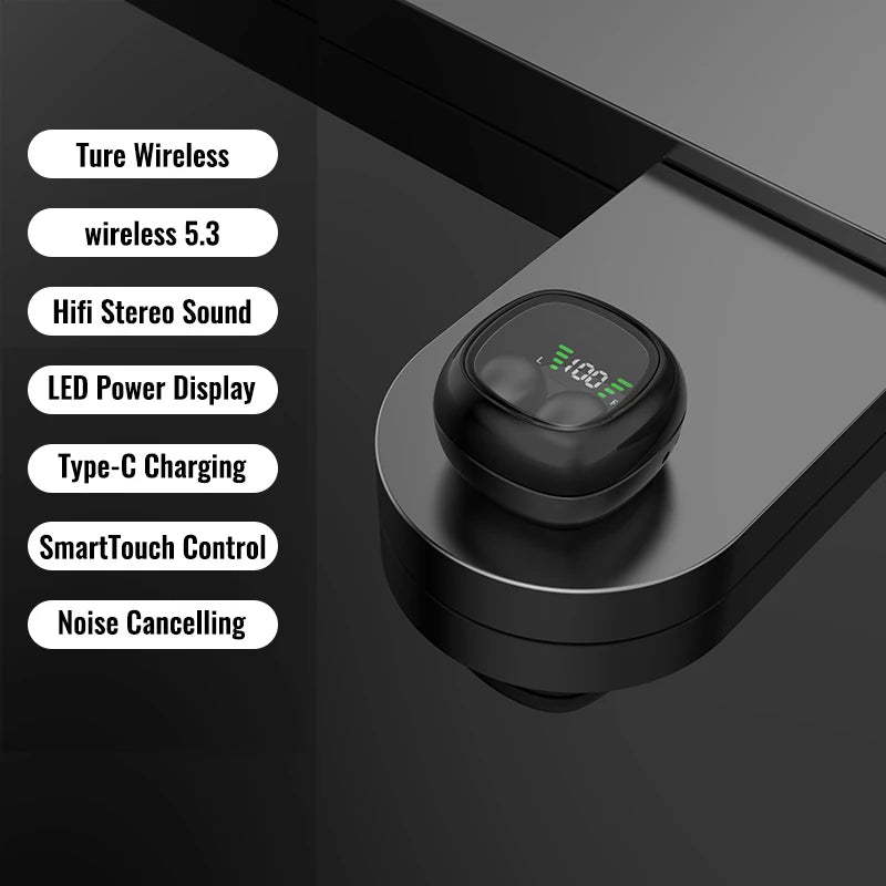 Shuke TWS Mini Bluetooth Earphones In Ear Headphones With Mic