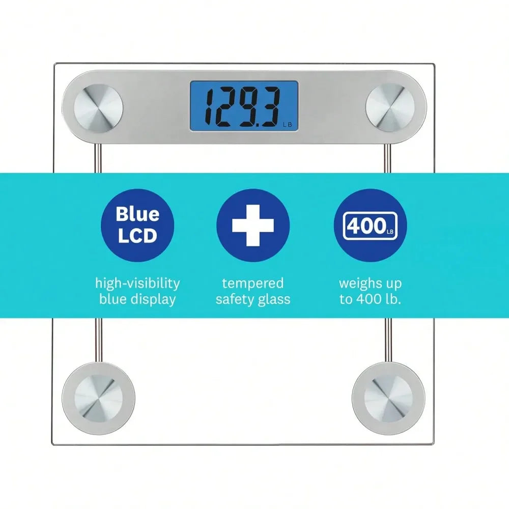 Smart Body Fat Scale With LED Display And Glass Platform