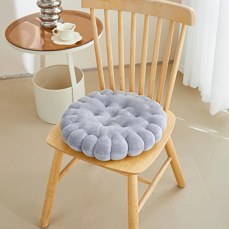 Biscuit Shape Plush Cushion Pillow For Home Or Office Use
