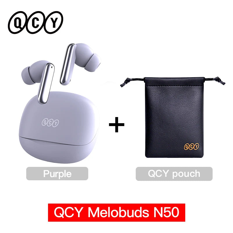 QCY Melobuds N50 ANC Wireless Earphones With Multi Mic Clarity