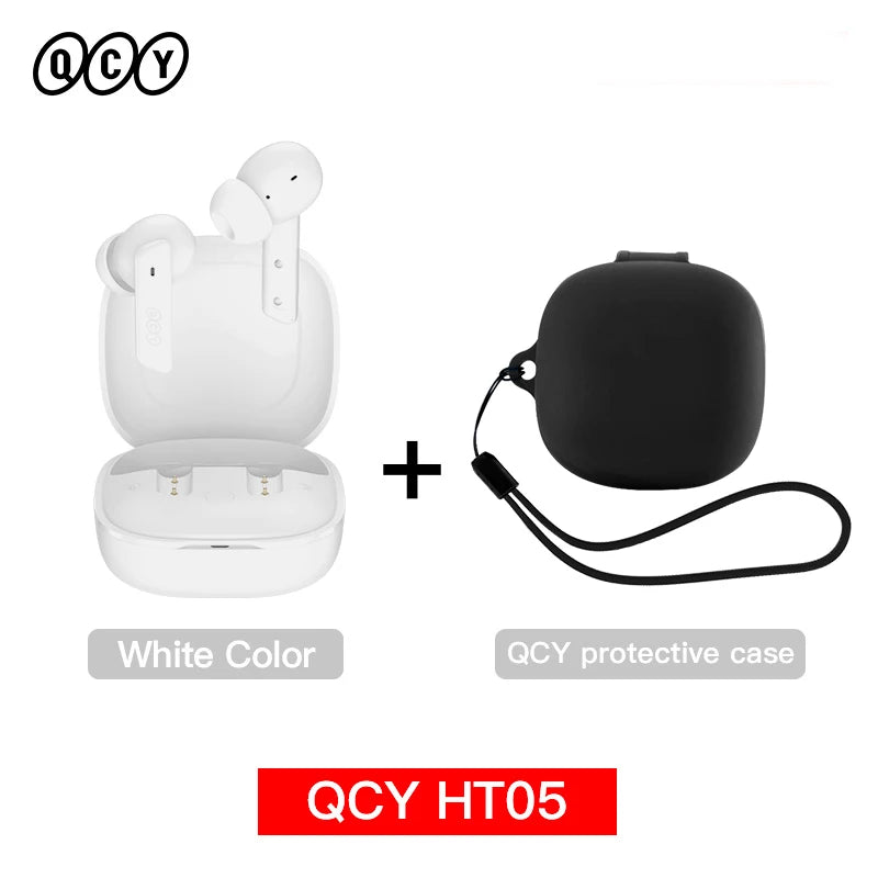 QCY HT05 ANC Wireless Earphones Bluetooth 5.2 ENC HD Call