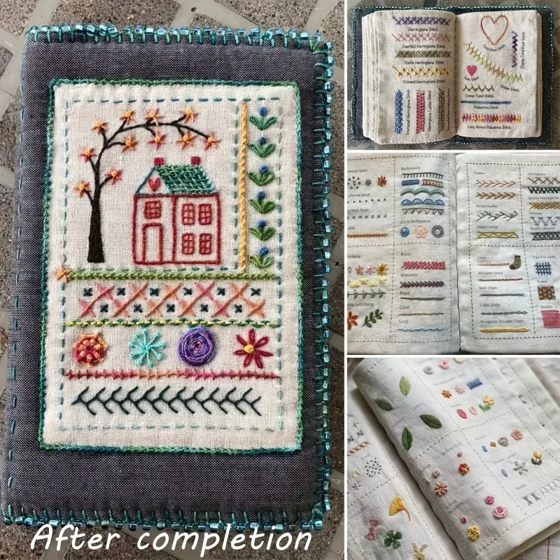 DIY Embroidery And Cross Stitch Needlework Tutorial Book