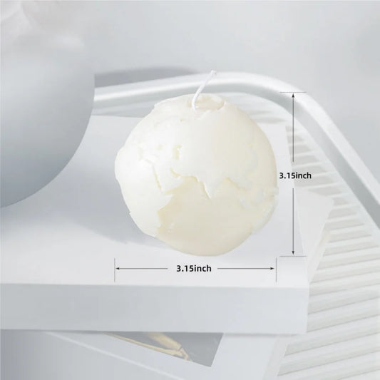 Aromatherapy Large Ribbed Pillar Soy Wax Decorative Candles Fragrance Atmosphere