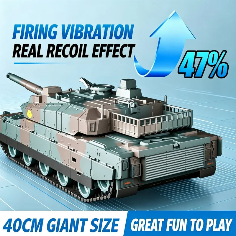 TONGLI Remote Control RC Tank Toy With Shooting Battle Mode