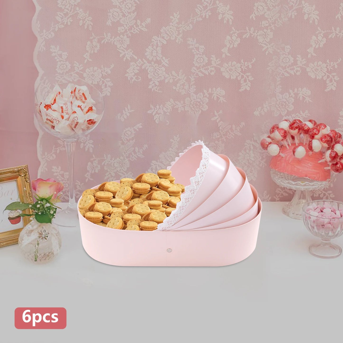 Bymaocar Cradle Gift Box Set 6 Piece Baby Shower Favor