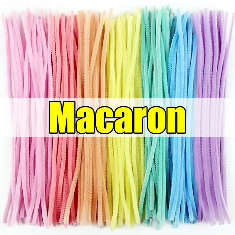 NONEDIY Toys Chenille Pipe Cleaners Fluffy Plush Stems