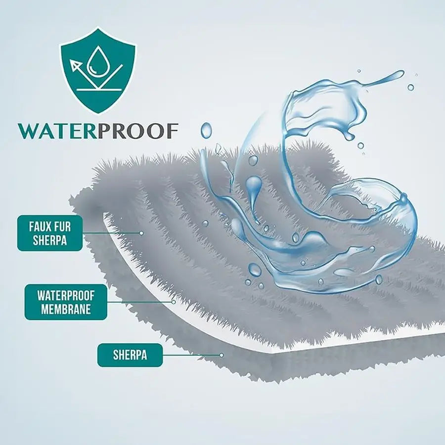 Waterproof Dog Blanket Washable Calming Plush Couch Protector