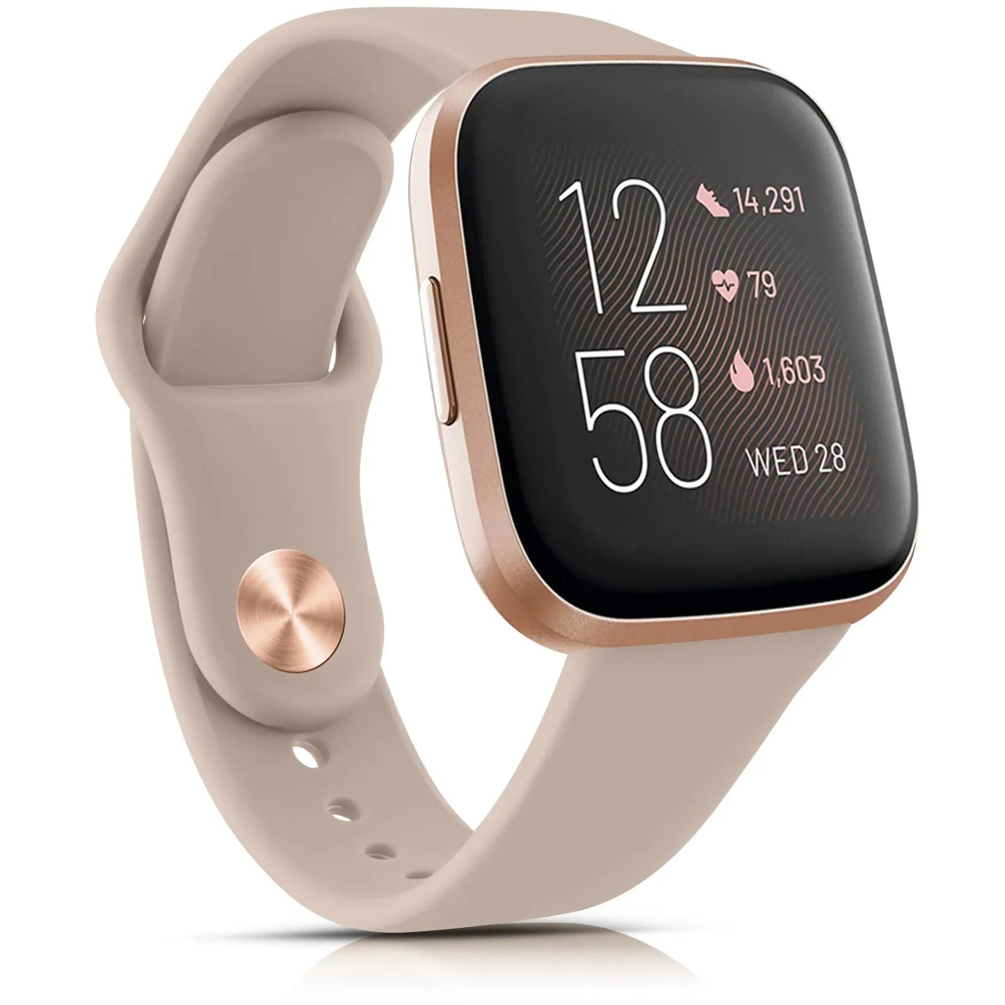 Tobfit Silicone Watch Band for Fitbit Versa Lite and Sense