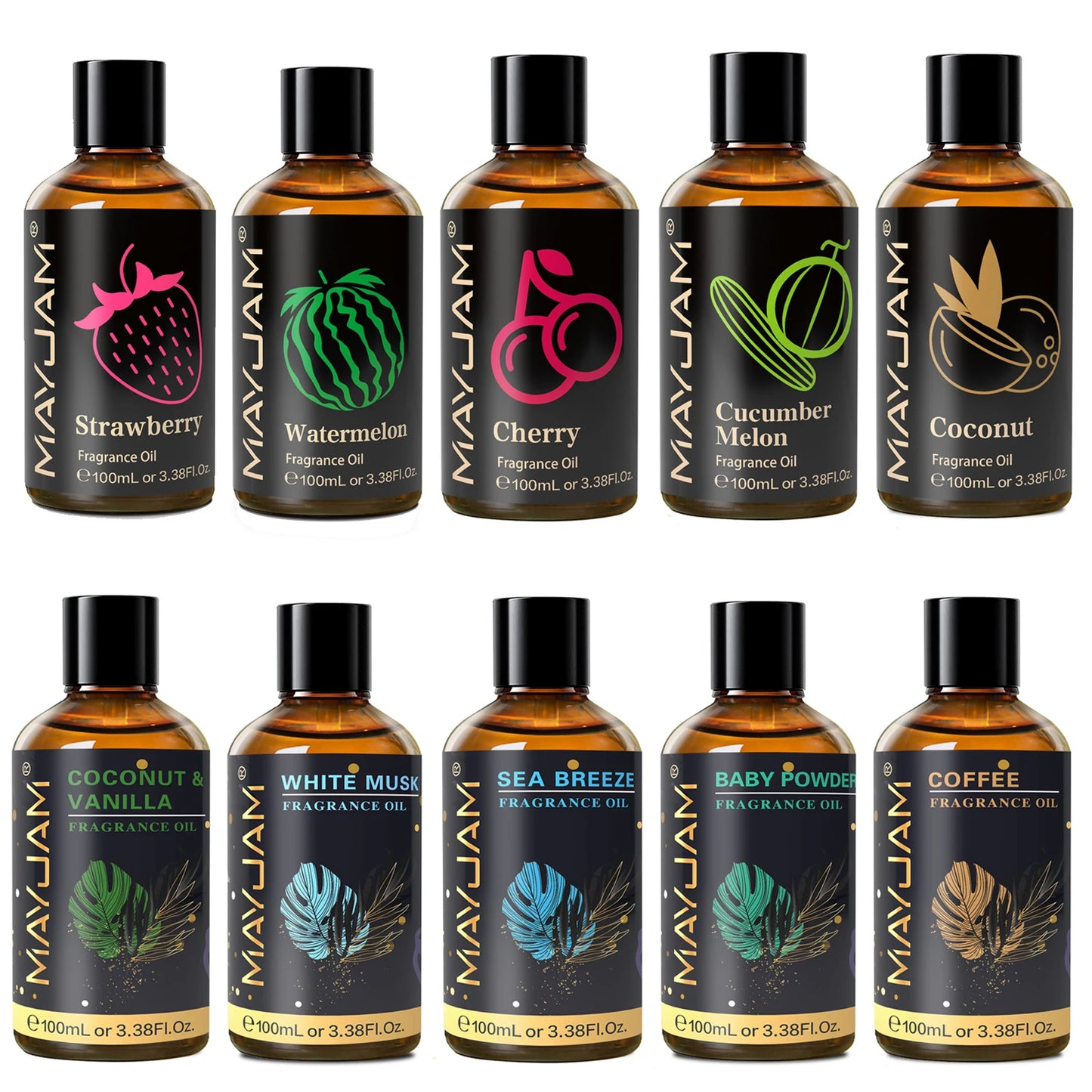 MAYJAM Coconut Vanilla Fragrance Oil for Diffuser Aromatherapy
