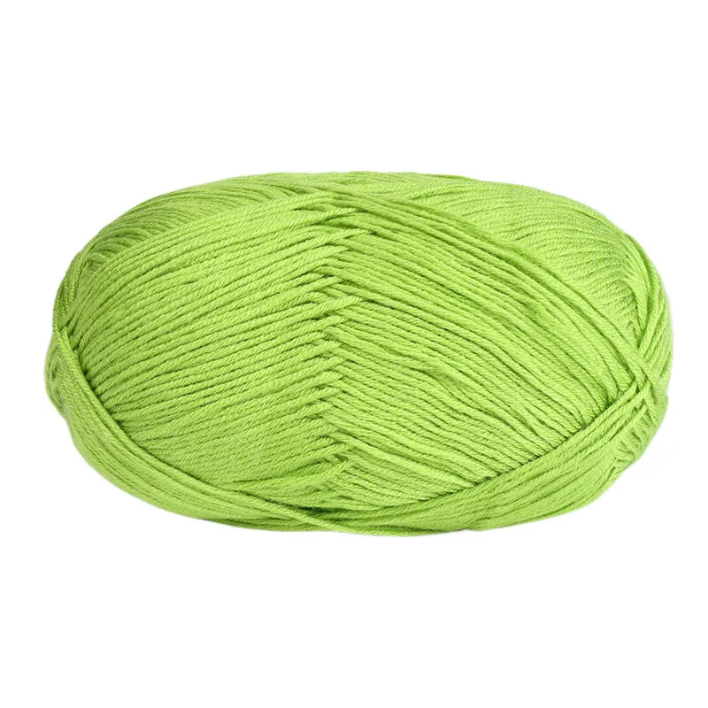 Cotton Bamboo Blend Yarn Hand Knitting Crochet DIY Sweater Dolls