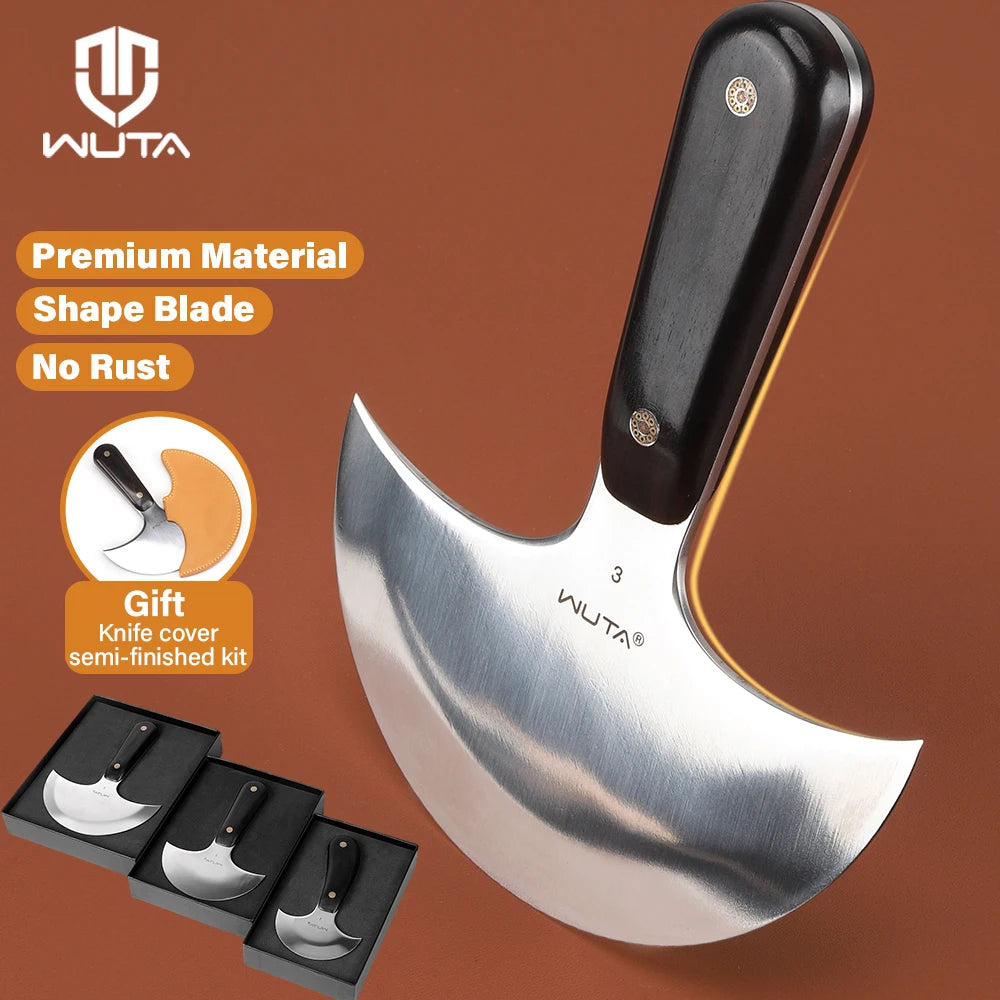 WUTA Professional Round Head Leather Skiving and Cutting Knife