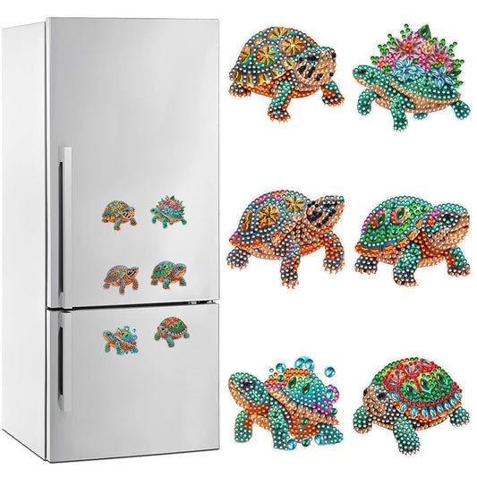 ALLOYSEED Diamond Art Refrigerator Magnets Kit Crystal Sparkling Presentation Assortment