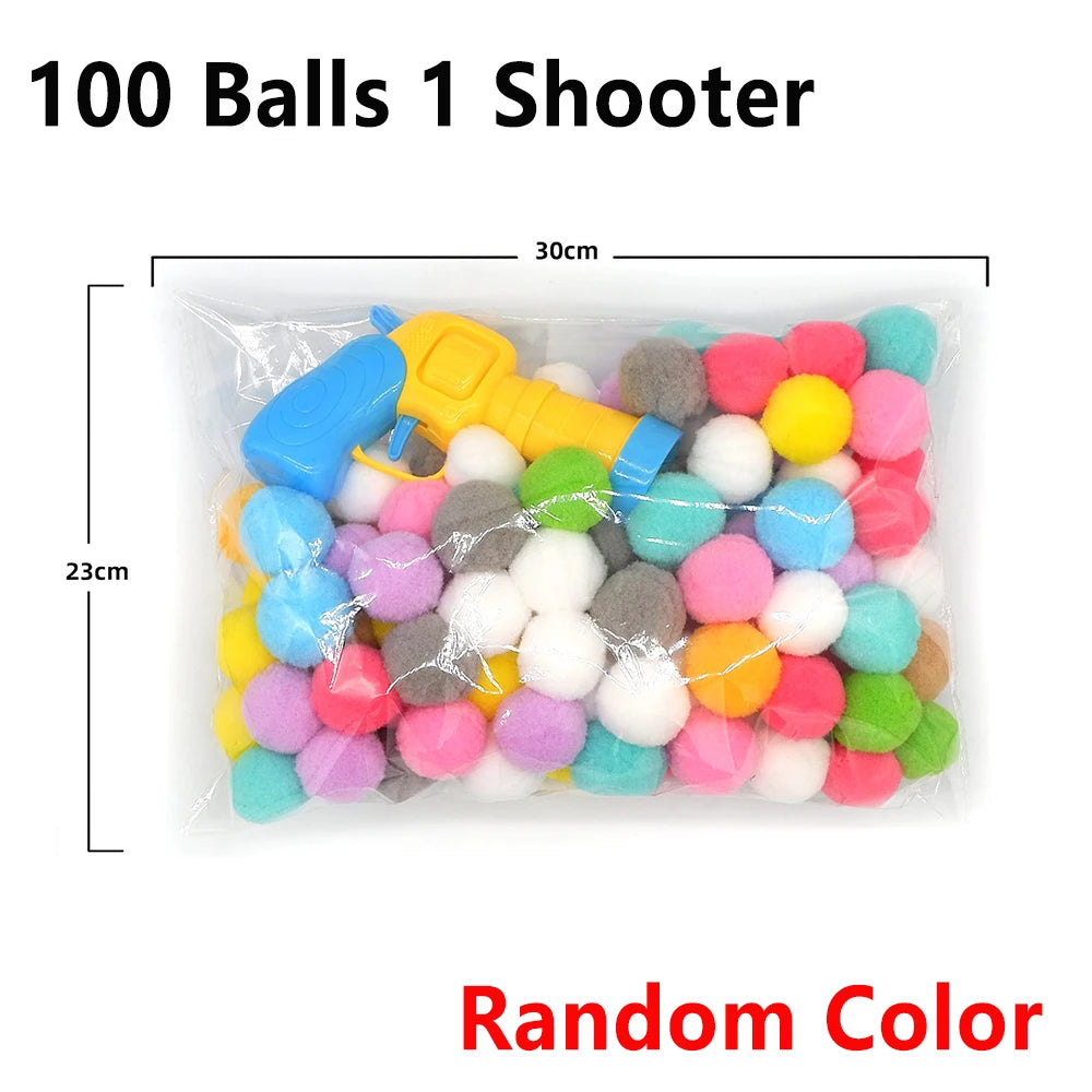 Cat Ball Launching Gun Toy for Pets Interactive Training