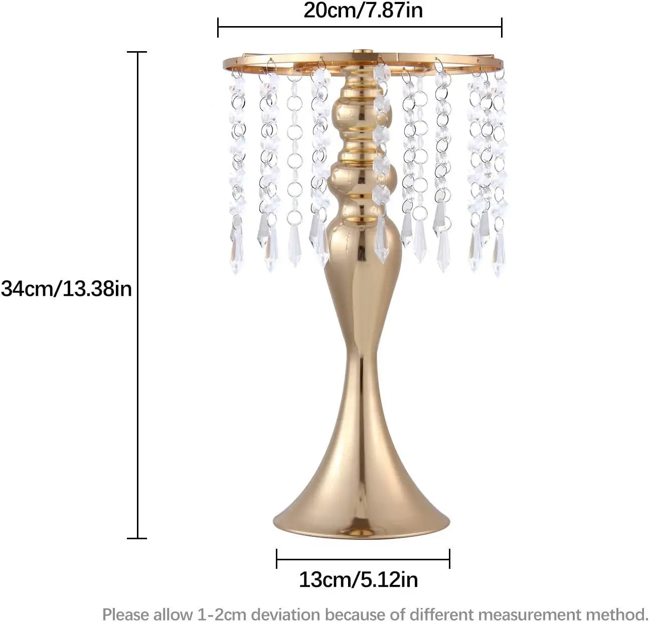 Metal Vases For Wedding Centerpieces Set Of 4 Trumpet Stand