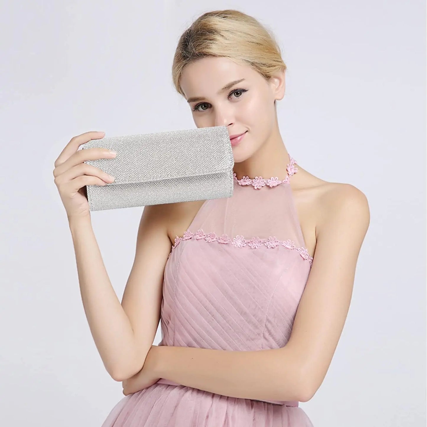 Evening Sparkling Clutch Purse For Women Party Bag Wedding Accessory