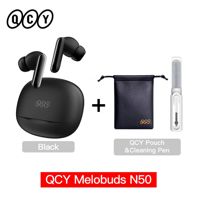 QCY Melobuds N50 ANC Wireless Earphones With Multi Mic Clarity