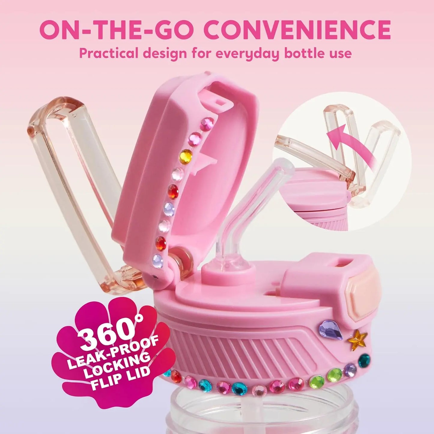 Joyfy Decorate Your Own Water Bottle Kit Mermaid Theme Diamond Painting Crafts For Girls