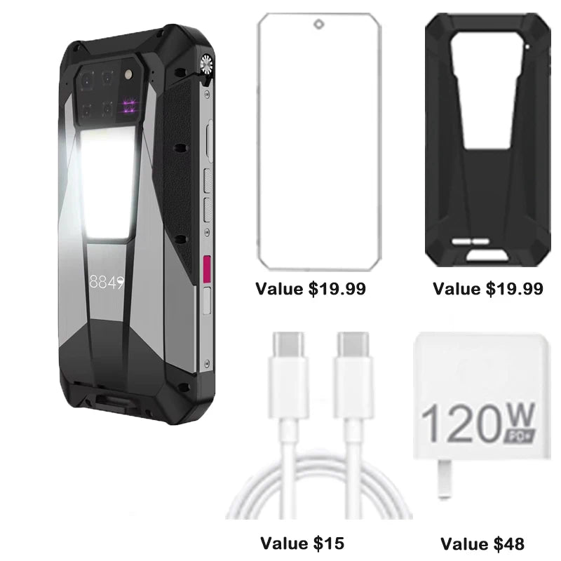 Unihertz Tank 3 Pro Rugged Projector Smartphone With Camera