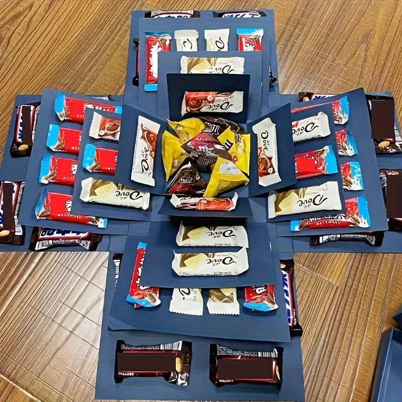 NONECN Explosive Surprise Gift Box Set With Lid Birthdays