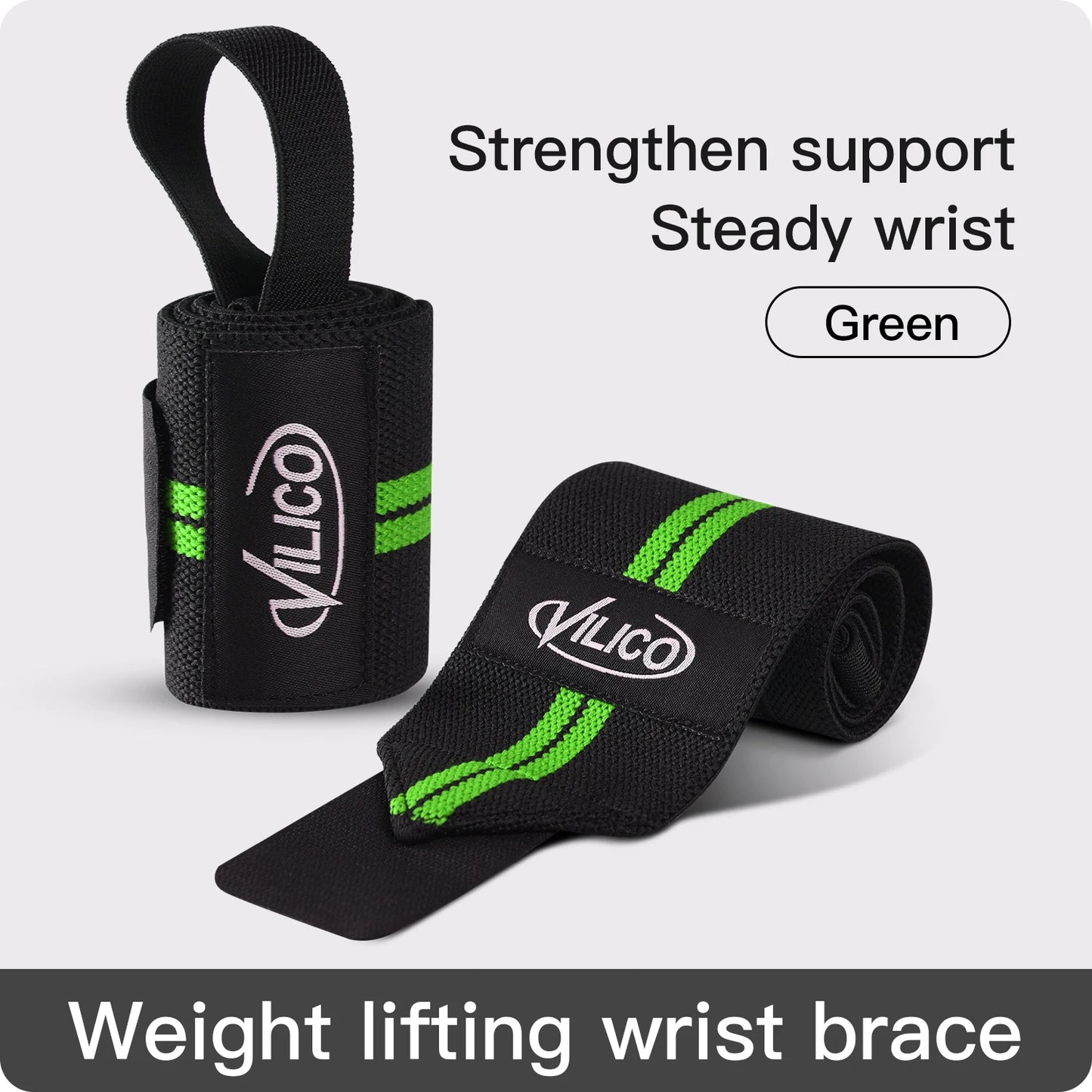 Wrist Support Wraps Straps For Extra Strength Weight Lifting